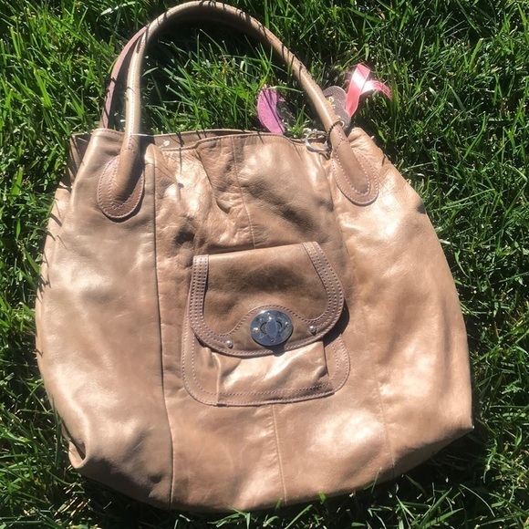 Sofia C leather bag satchel hobo BoHo shoulder bag tope - Picture 1 of 4